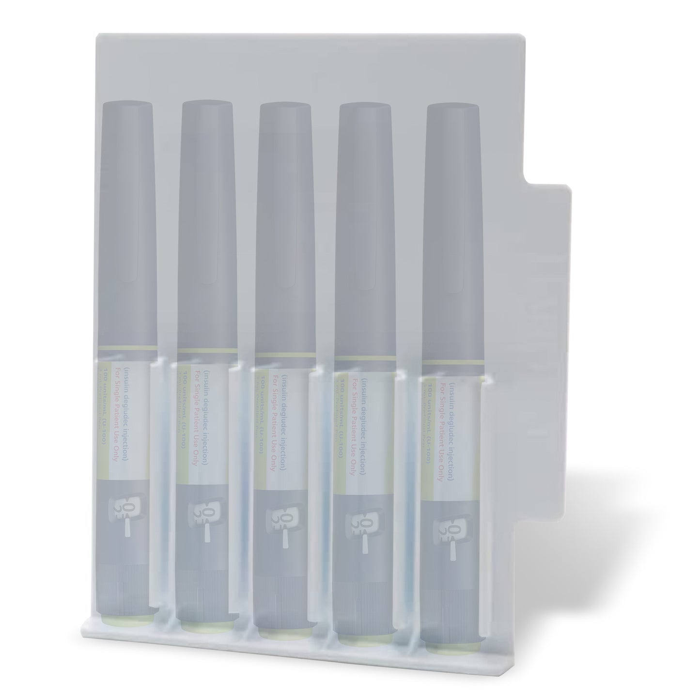 Elovate 15 Insulin Pen Holder for Fridge - Insulin Pen Refrigerator Storage Organizer (6.75" x 5.25")