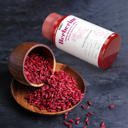 Berberine 1200mg – High-Potency Herbal Supplement for Blood Sugar, Metabolism & Heart Health (120 Capsules)