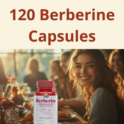 Berberine 1200mg – High-Potency Herbal Supplement for Blood Sugar, Metabolism & Heart Health (120 Capsules)