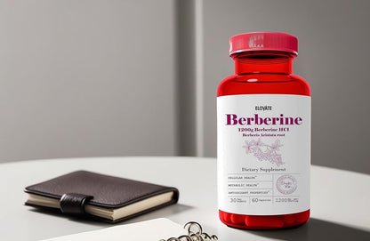 Berberine 1200mg – High-Potency Herbal Supplement for Blood Sugar, Metabolism & Heart Health (120 Capsules)