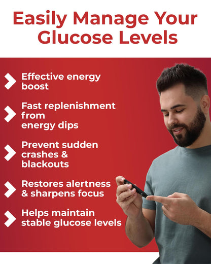 Elovate 15 Fast Acting Glucose Packets - Quick Dissolving, Gluten-Free 15g of Powder Packets Energy Dips - Oral Dextrose Powder for Kids & Adults, Hypoglycemia (12 x Watermelon)