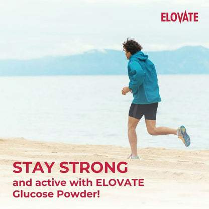 Elovate Glucose & Electrolytes Pack – Cherry Lime, Zero Sugar Lime Mint & Blue Aluminum Water Bottle