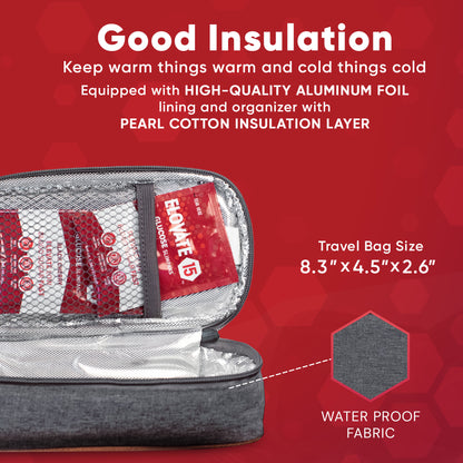 Elovate 15 Insulin Cooler Travel Case
