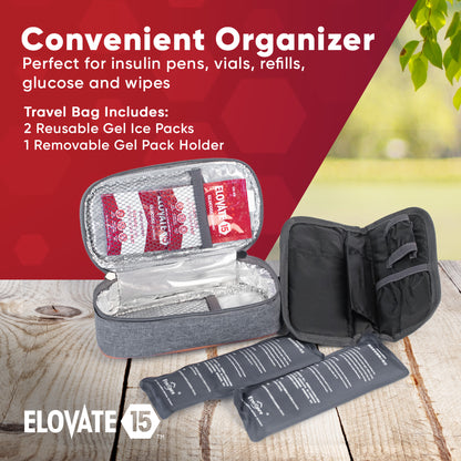 Elovate 15 Insulin Cooler Travel Case