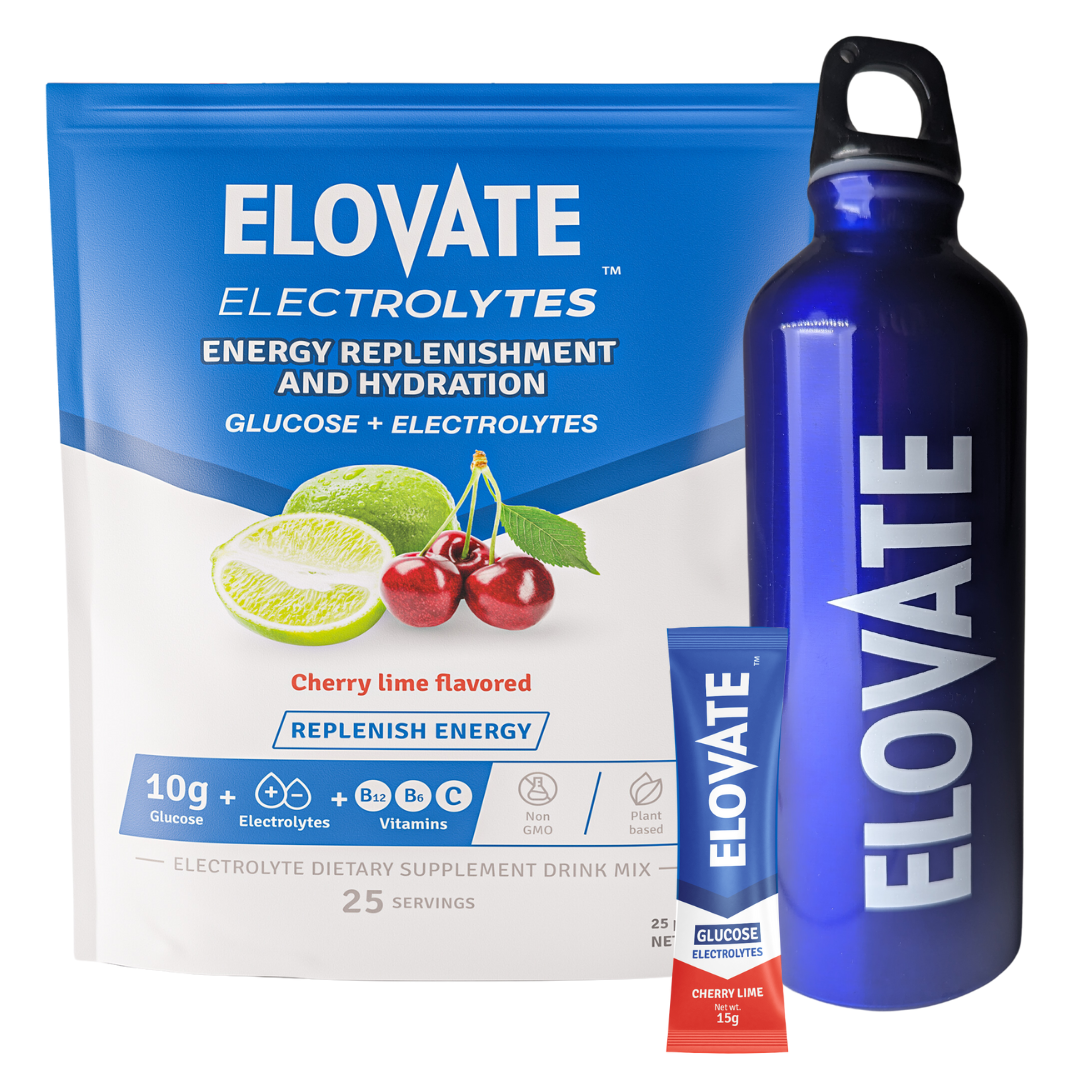 ELOVATE - 17 oz Aluminum Water Bottle - BPA Free Uninsulated Water Aluminum Bottle - Lightweight & Durable Aluminum Bottles for Sports, Hiking, Travel - Reusable Water Bottle for Hydration