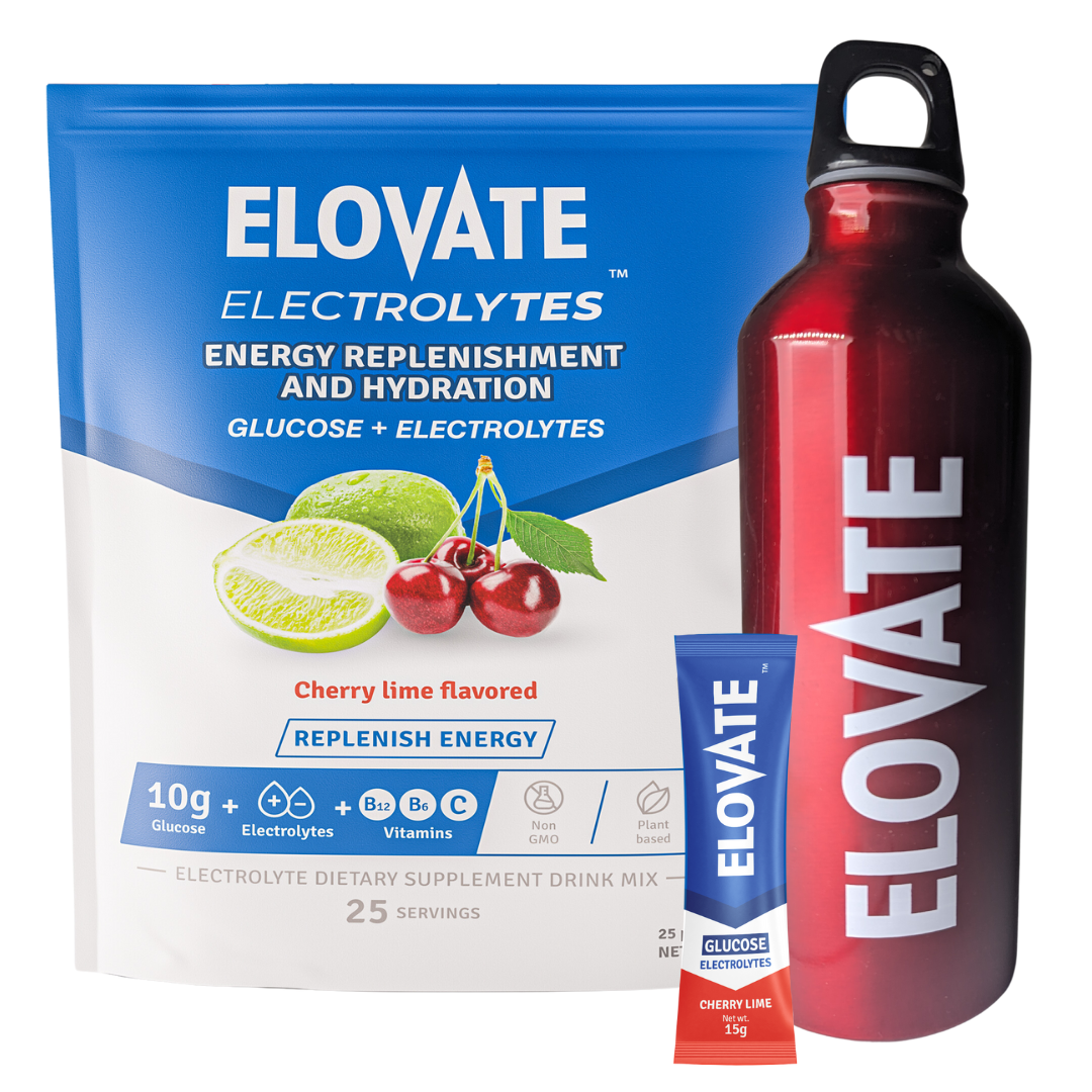 ELOVATE - 17 oz Aluminum Water Bottle - BPA Free Uninsulated Water Aluminum Bottle - Lightweight & Durable Aluminum Bottles for Sports, Hiking, Travel - Reusable Water Bottle for Hydration