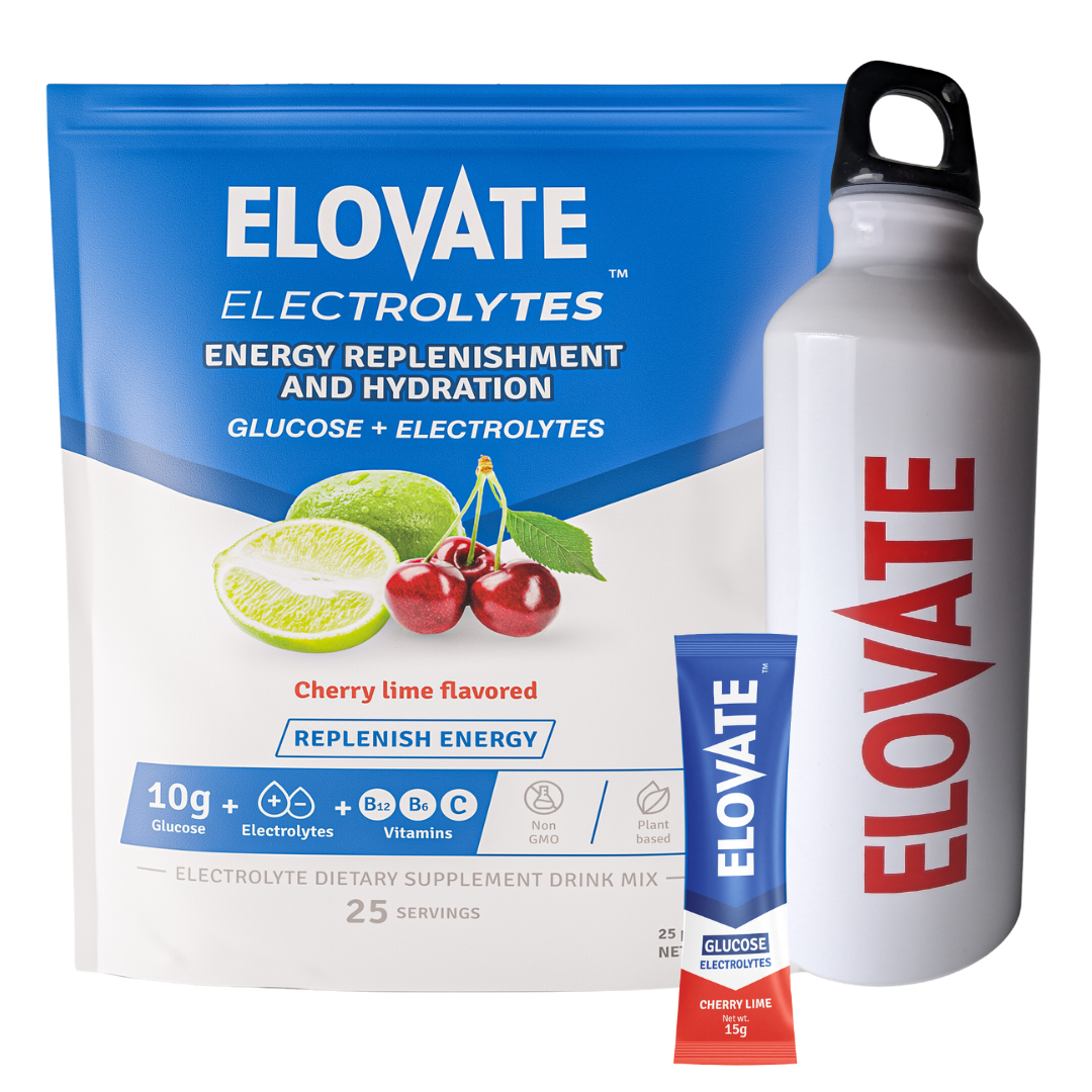 ELOVATE - 17 oz Aluminum Water Bottle - BPA Free Uninsulated Water Aluminum Bottle - Lightweight & Durable Aluminum Bottles for Sports, Hiking, Travel - Reusable Water Bottle for Hydration