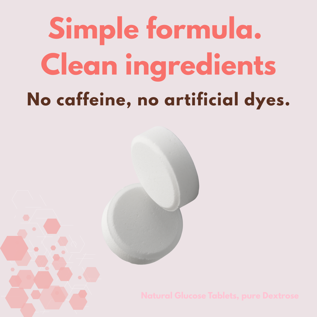 ELOVATE Fast-Acting Glucose Tablets, Raspberry Flavor – 4g Glucose Each, Gluten-Free, Fat-Free – 8 Tubes (80 Count) – Quick Energy Supplement