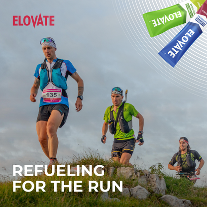 Elovate Glucose & Electrolytes Pack – Cherry Lime, Zero Sugar Lime Mint & Blue Aluminum Water Bottle